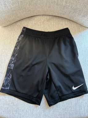 Nike Kids Black Athletic Training Shorts